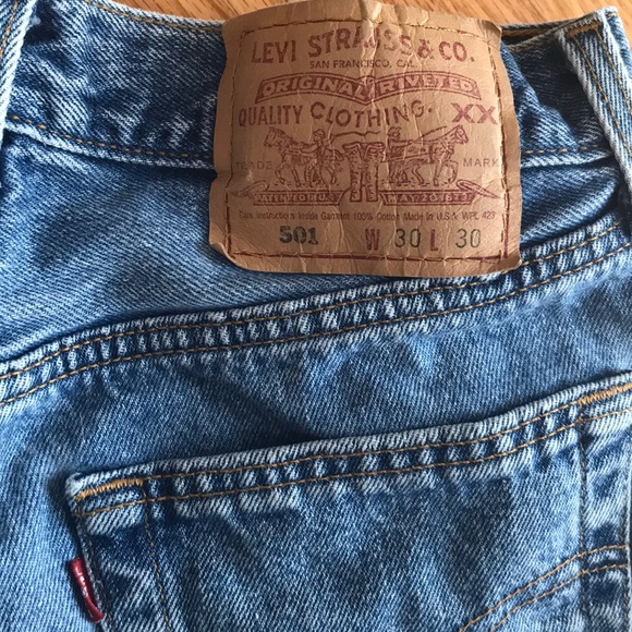 SOLD Levi Cutoffs - Picture 4 of 4